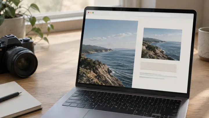 Compress images for your website before you upload them